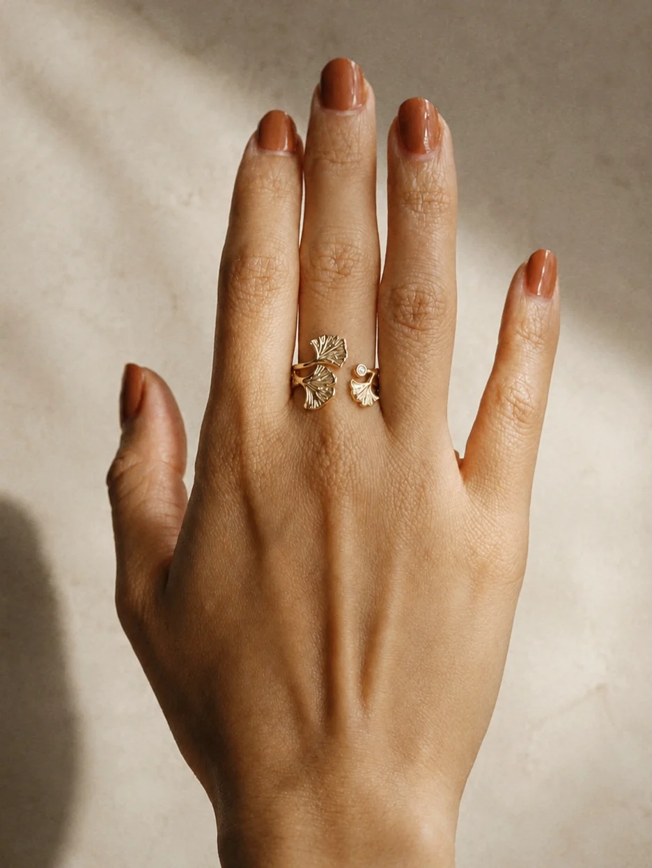 Alena Ginkgo Ring - Image 2
