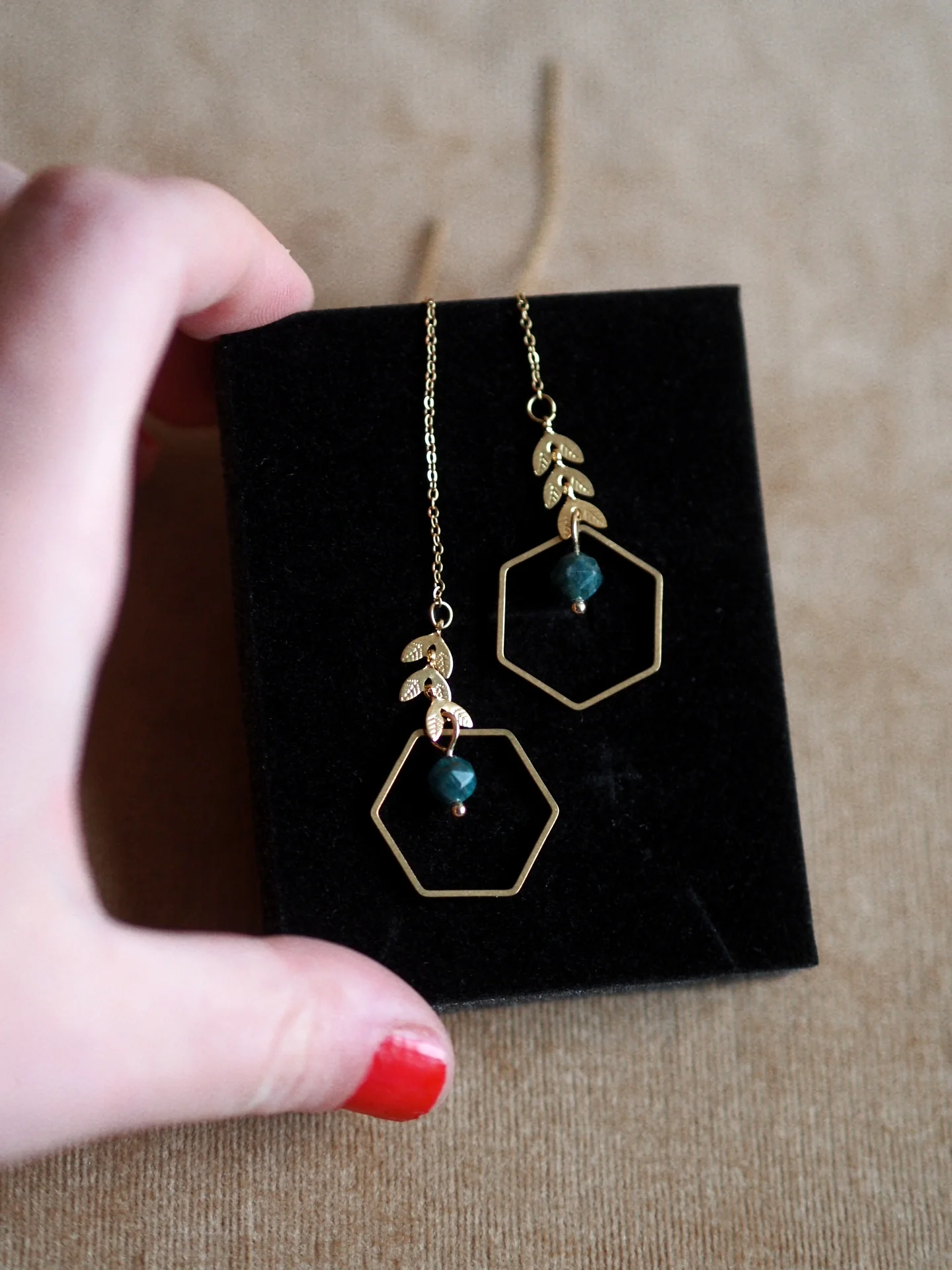 Andrea Atlas Signature Chain Earrings N°49 in Gold