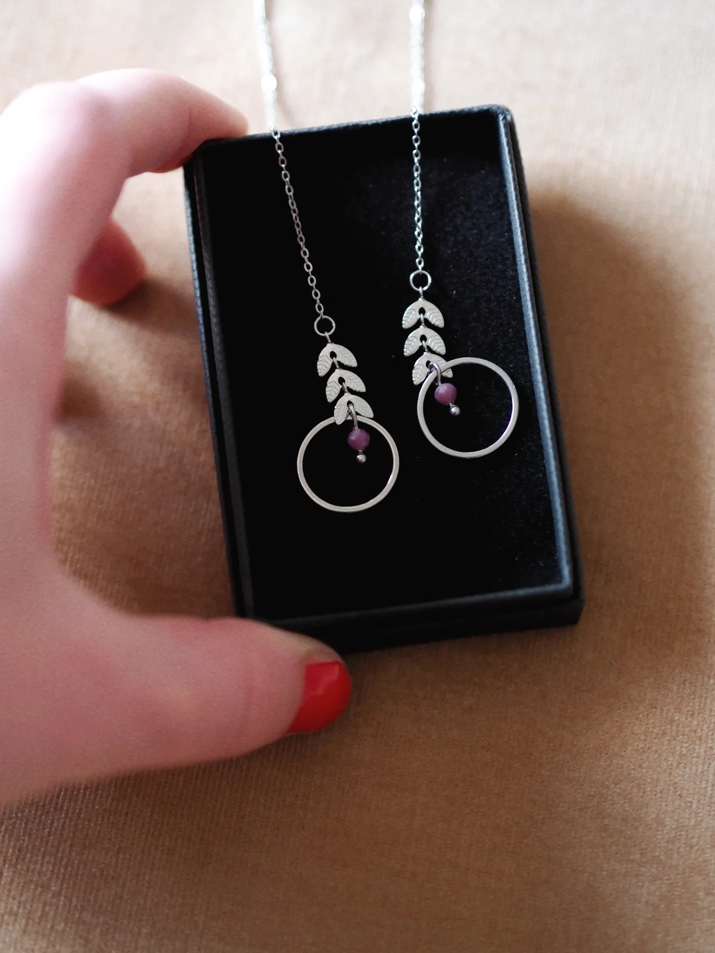 Andrea Atlas Signature Chain Earrings N°50 in Silver
