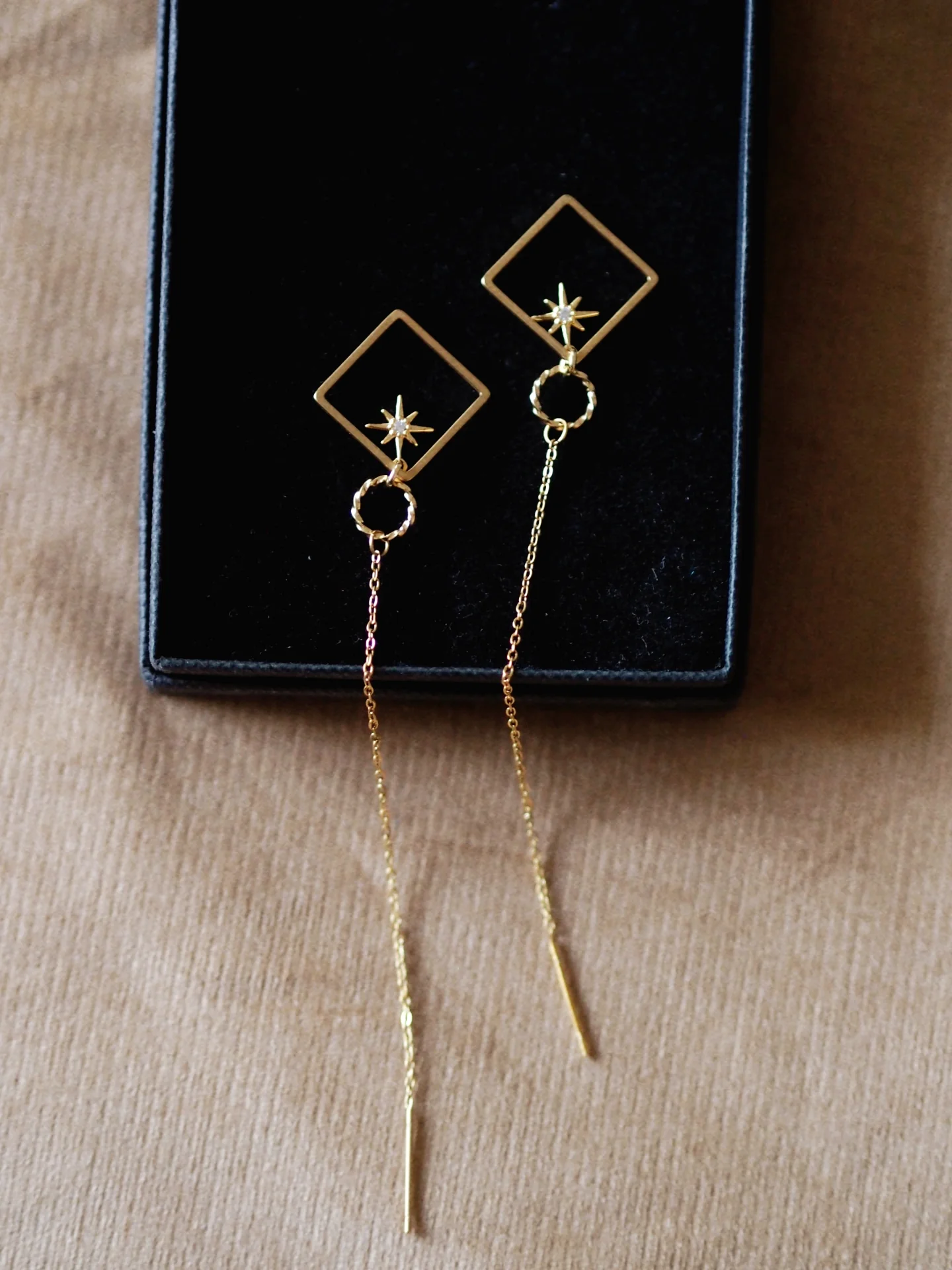 Andrea Atlas Signature Chain Earrings N°61 in Gold