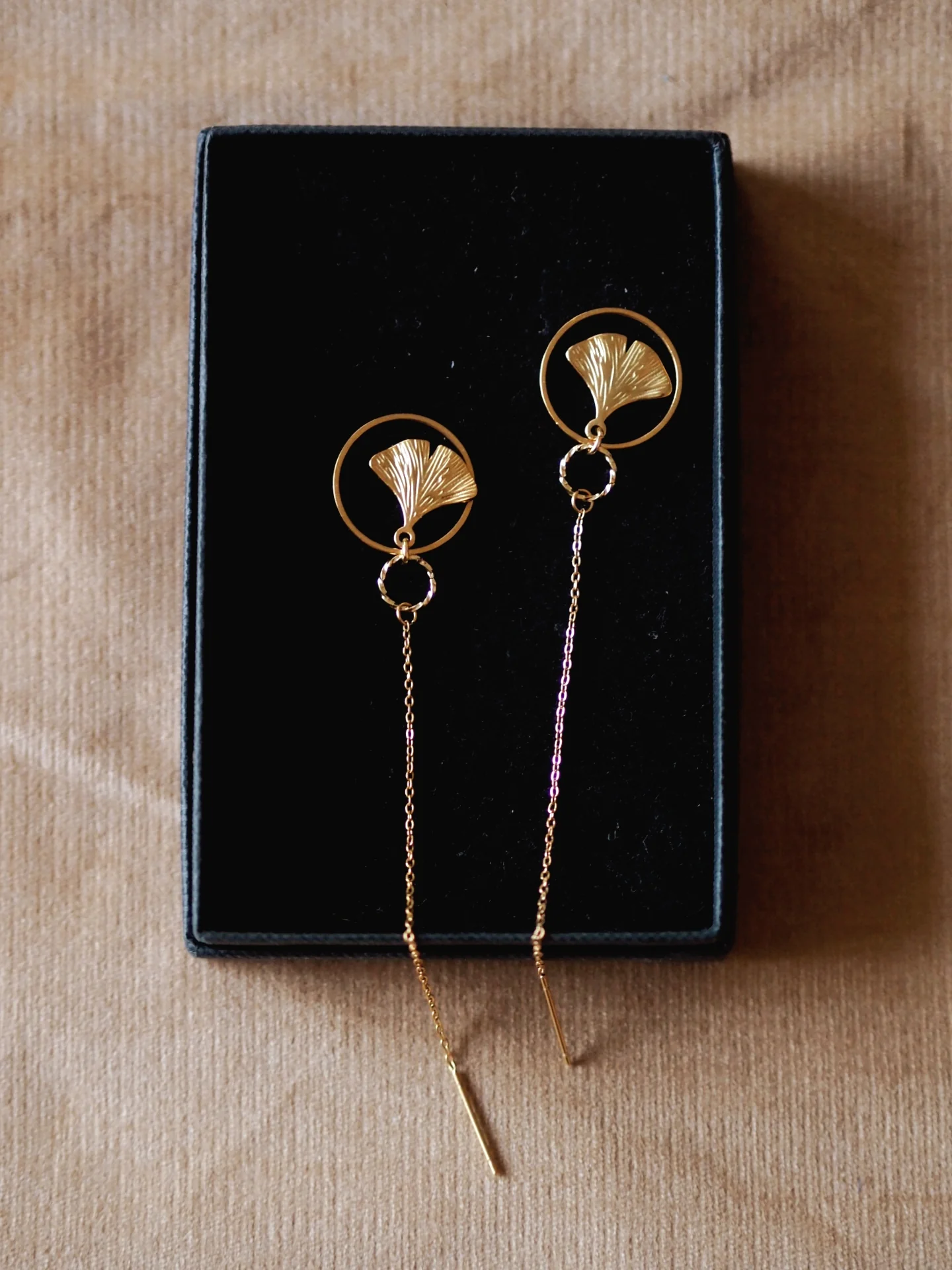 Andrea Atlas Signature Chain Earrings N°63 in Gold