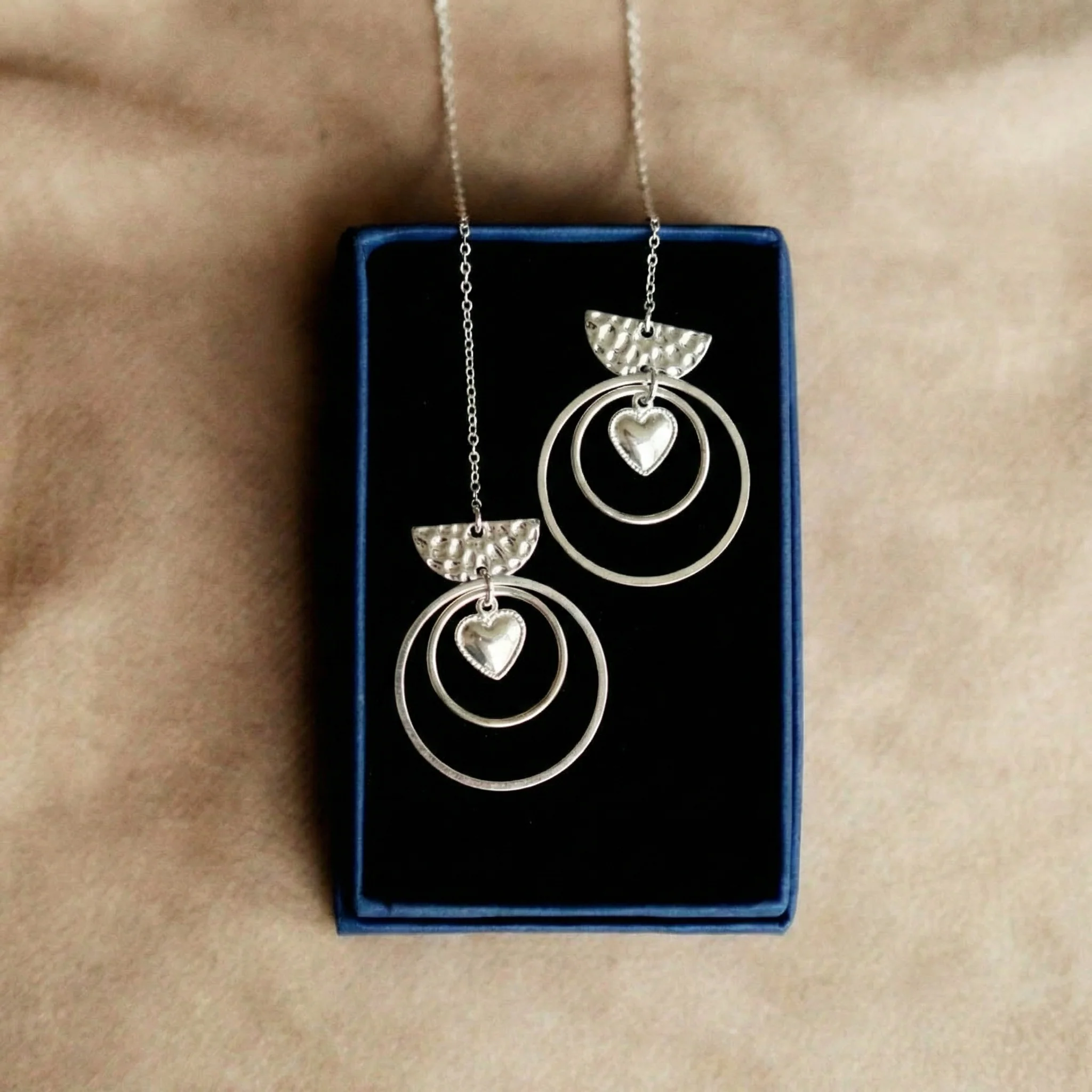 Atlas Signature Chain Earrings N°77 in Silver