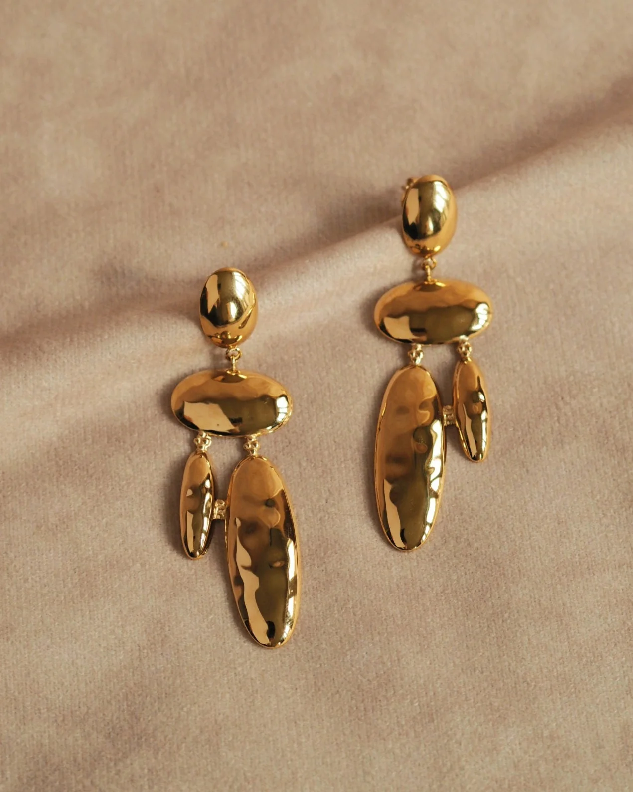Odette Earrings in Gold - Image 2