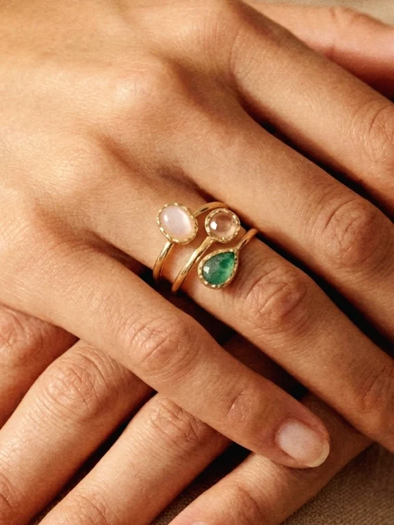 Clara Gemstone Ring - Image 2