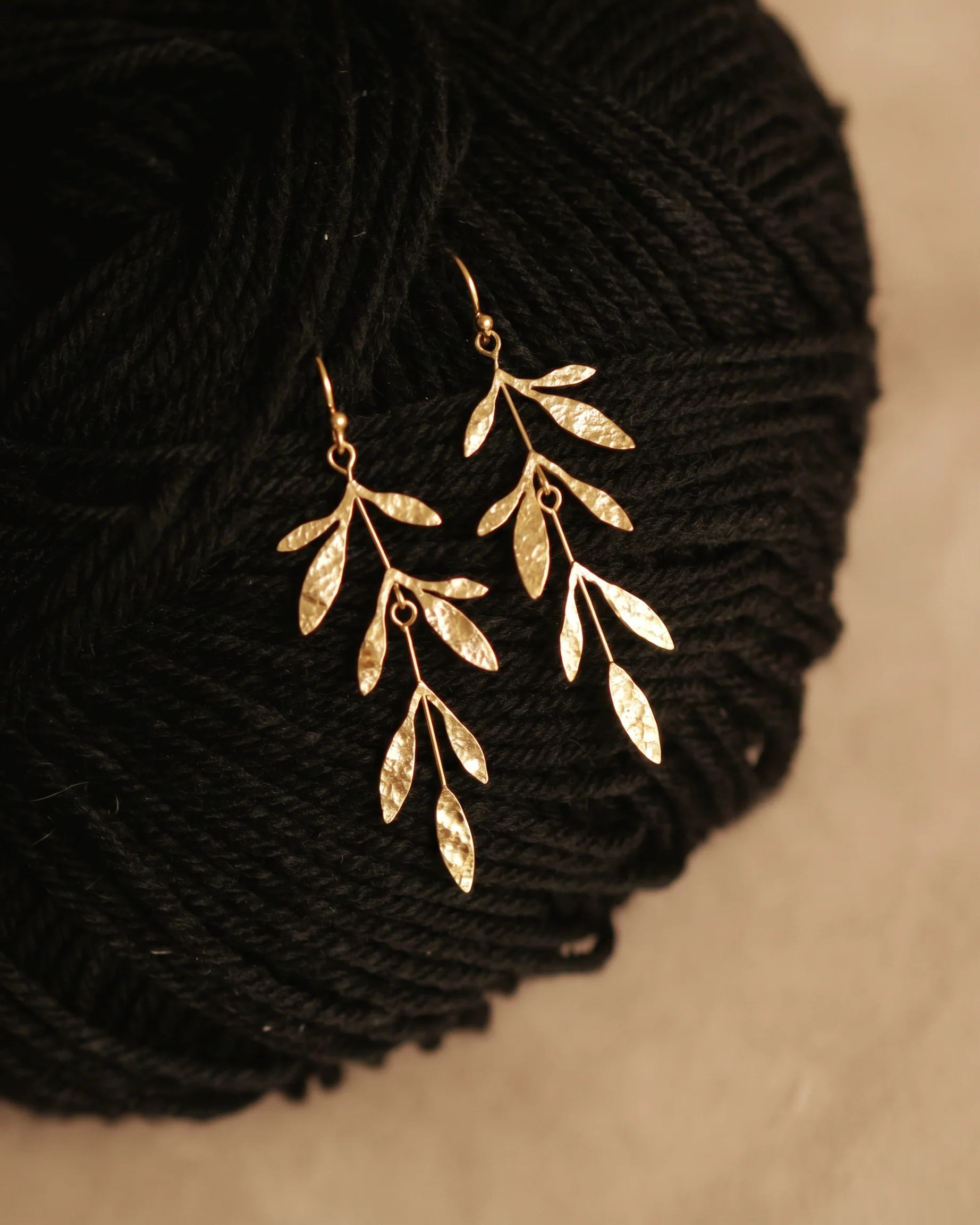 Olivia Earrings in Gold (Petite) - Image 3