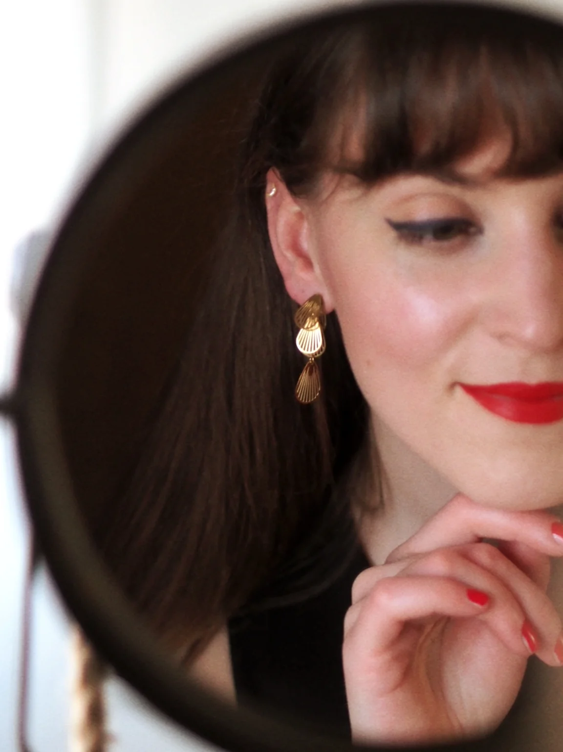 Eleanor Leaf Earrings - Image 2