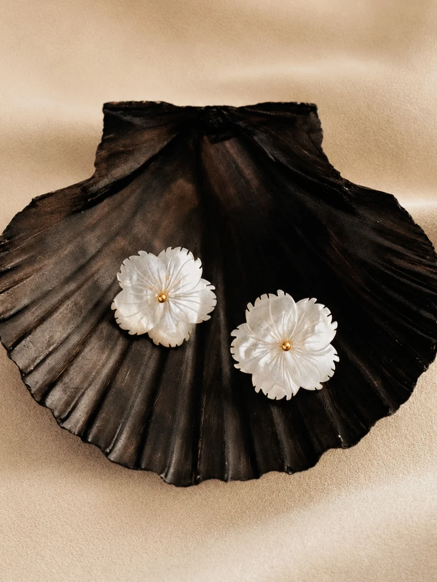 Lily Flower Studs - Image 2
