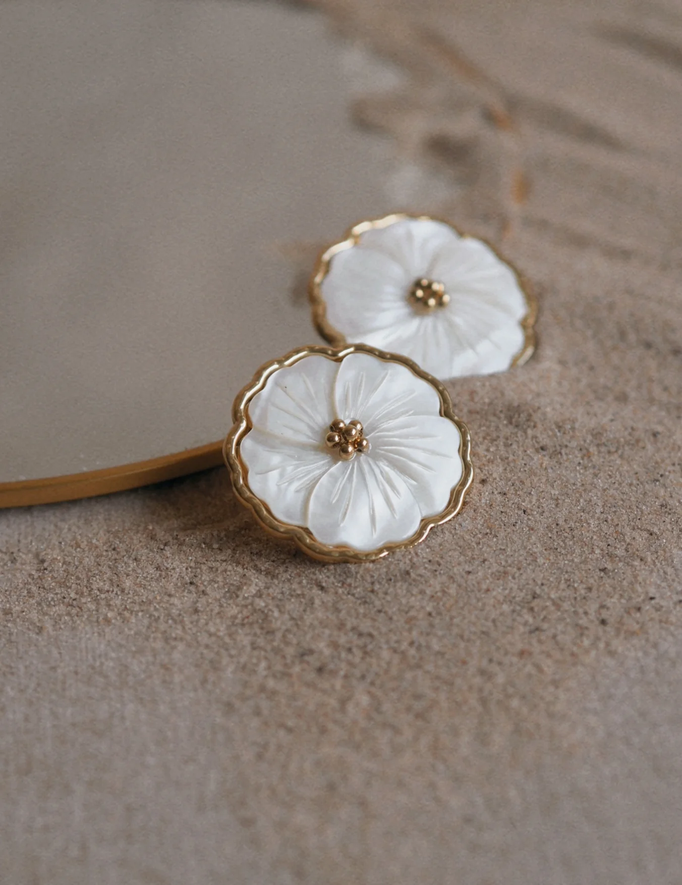 Gladys Large Floral Earrings