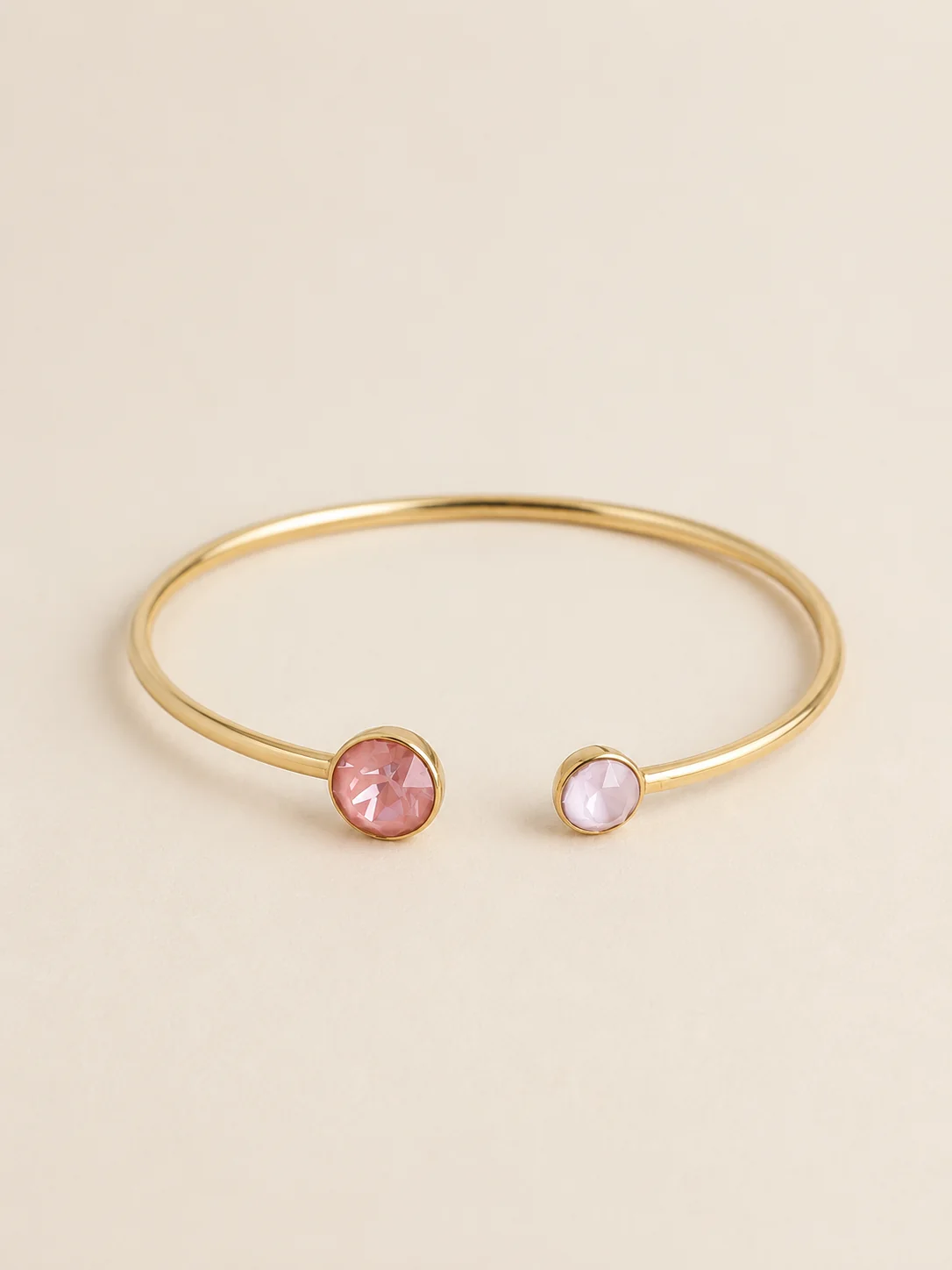 Julie Swarovski Adjustable Bangle in Gold