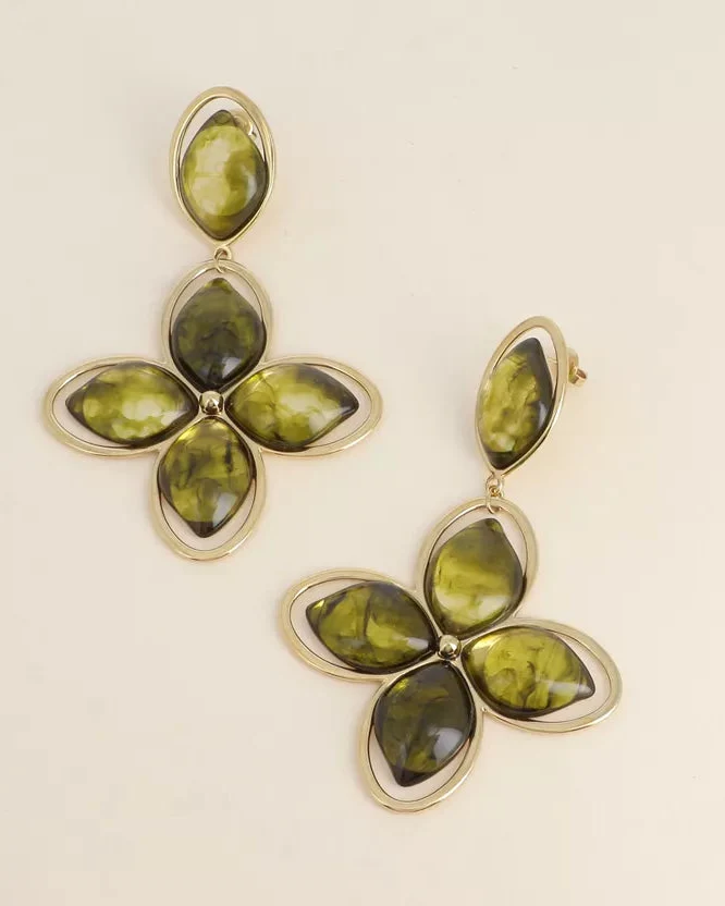 Statement Clover Earrings - Image 2