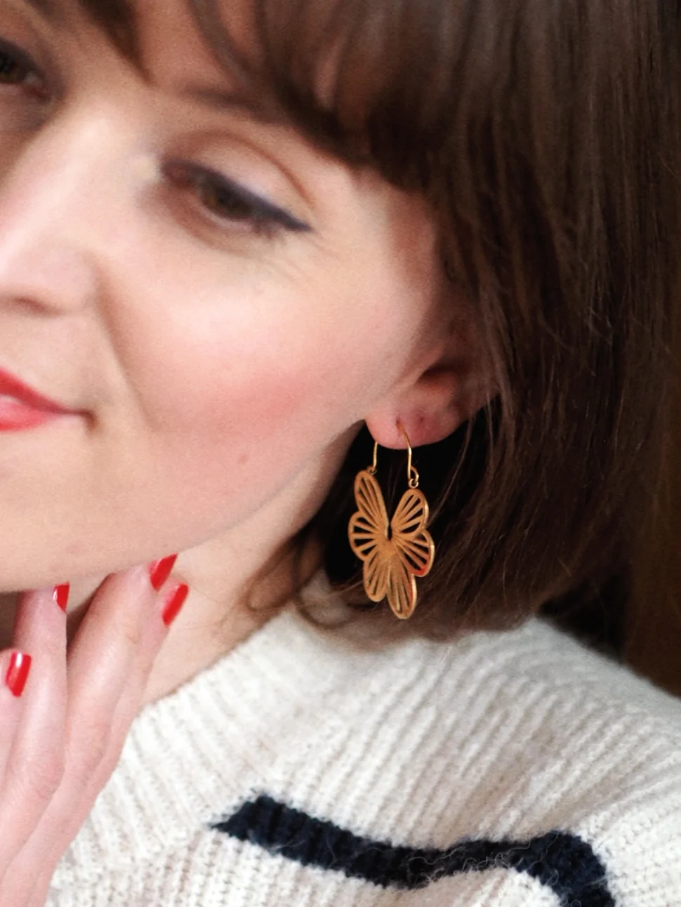Madame Floral Earrings - Image 4