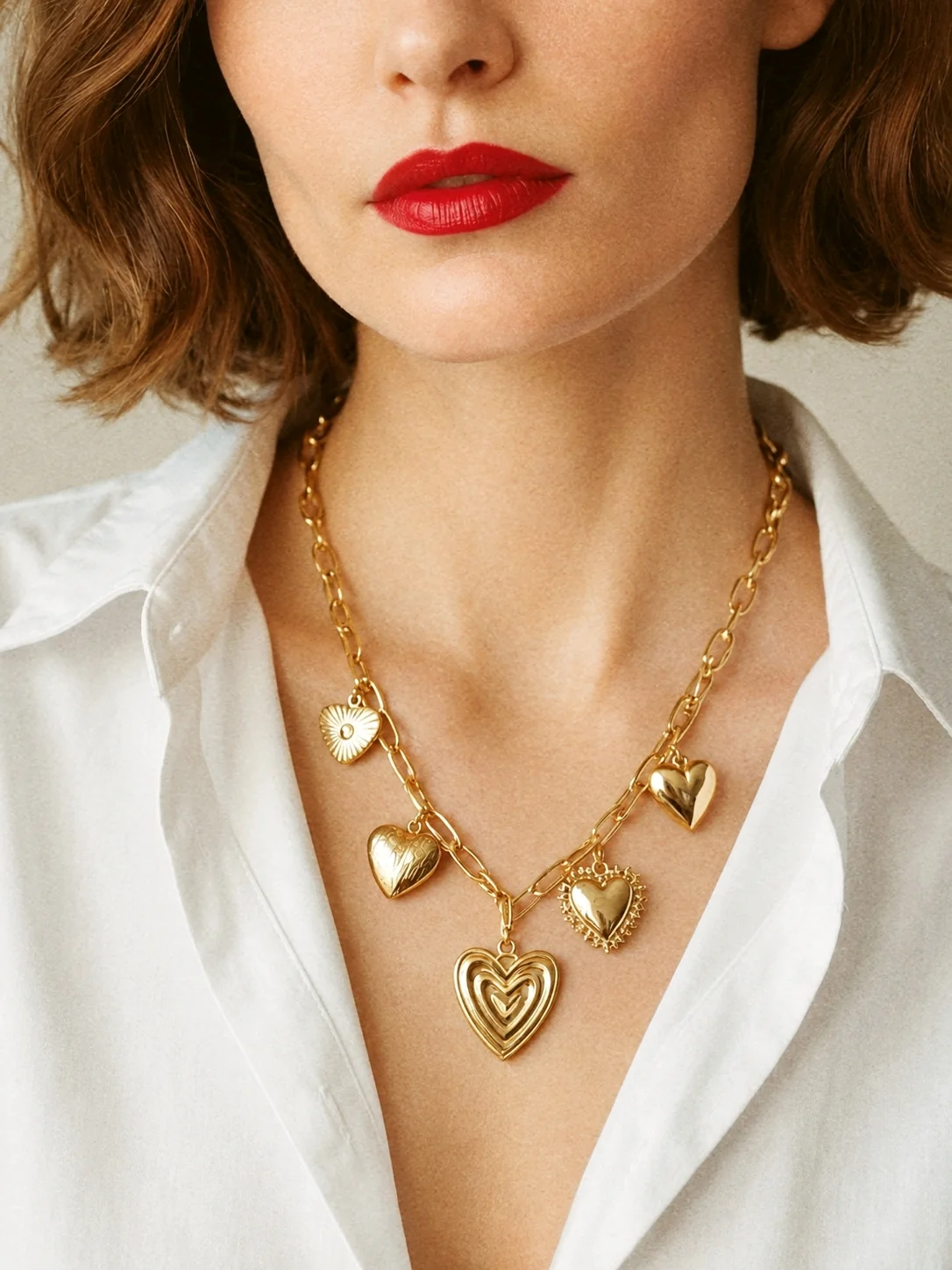 Maja Multiple Heart Necklace