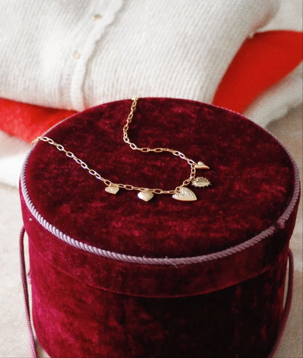 Maja Multiple Heart Necklace - Image 3