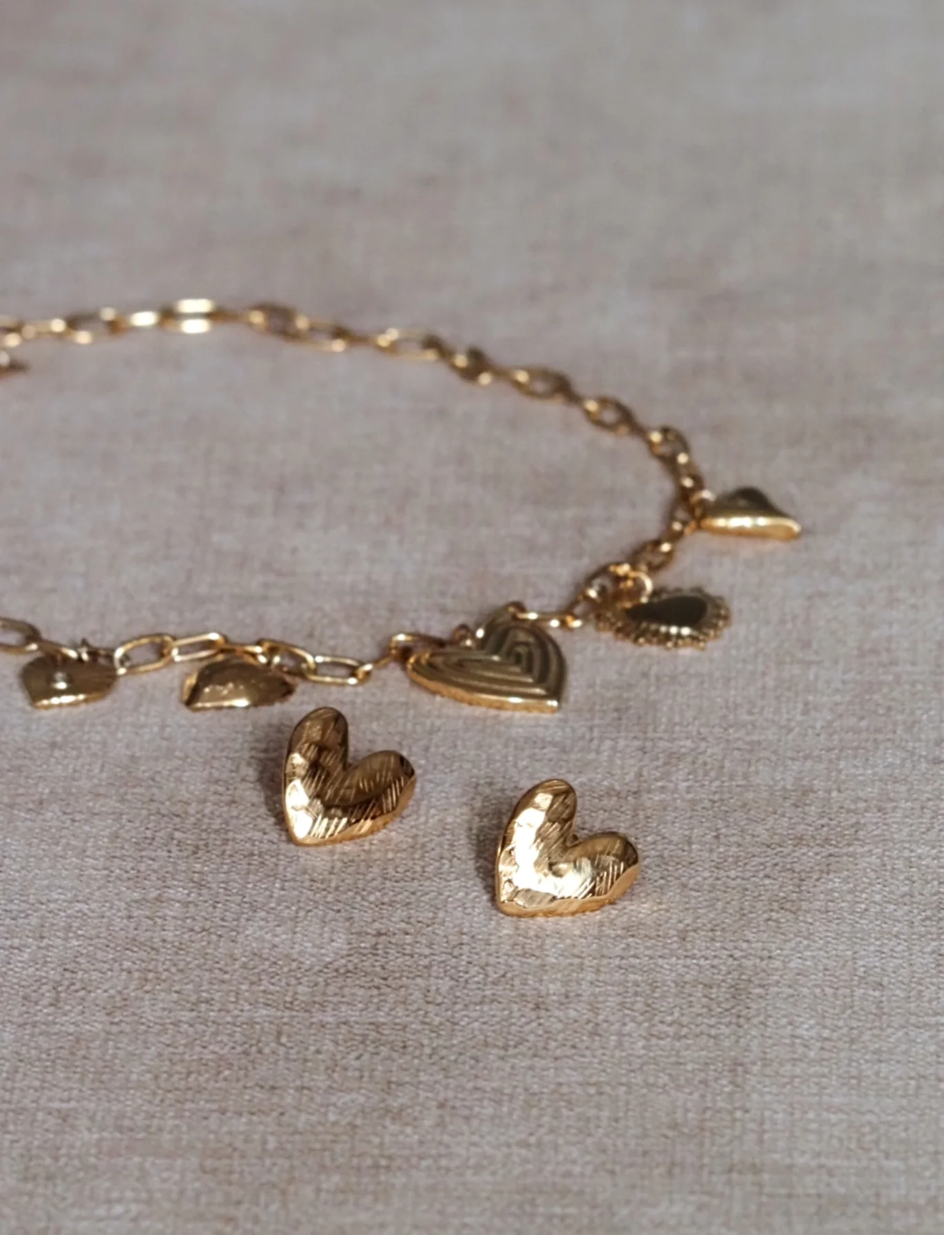 Maja Multiple Heart Necklace - Image 4