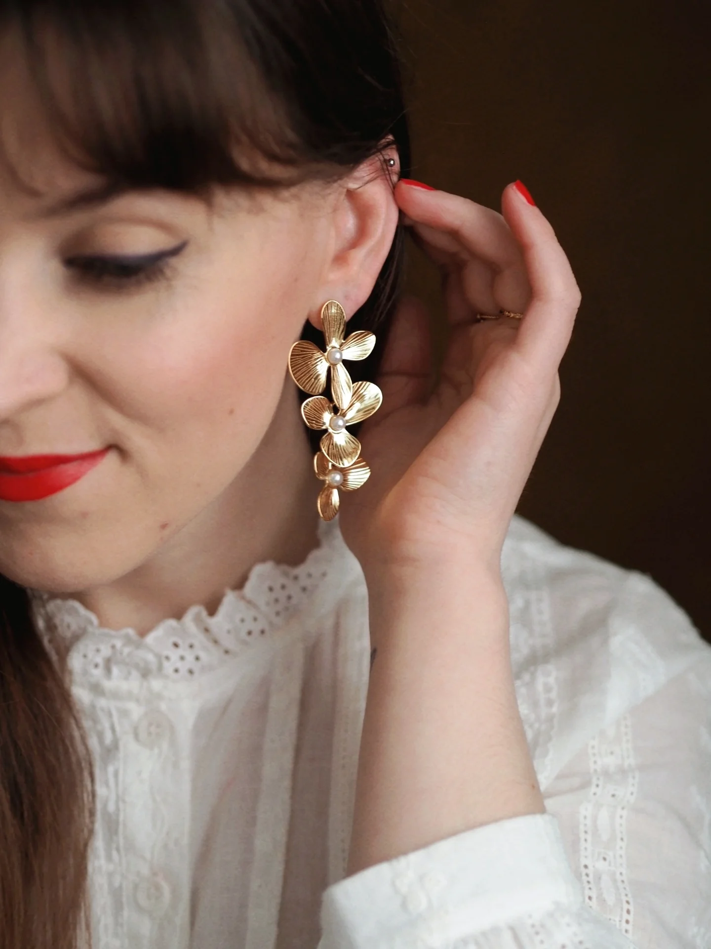 New Lightweight Apolline Earrings Gold