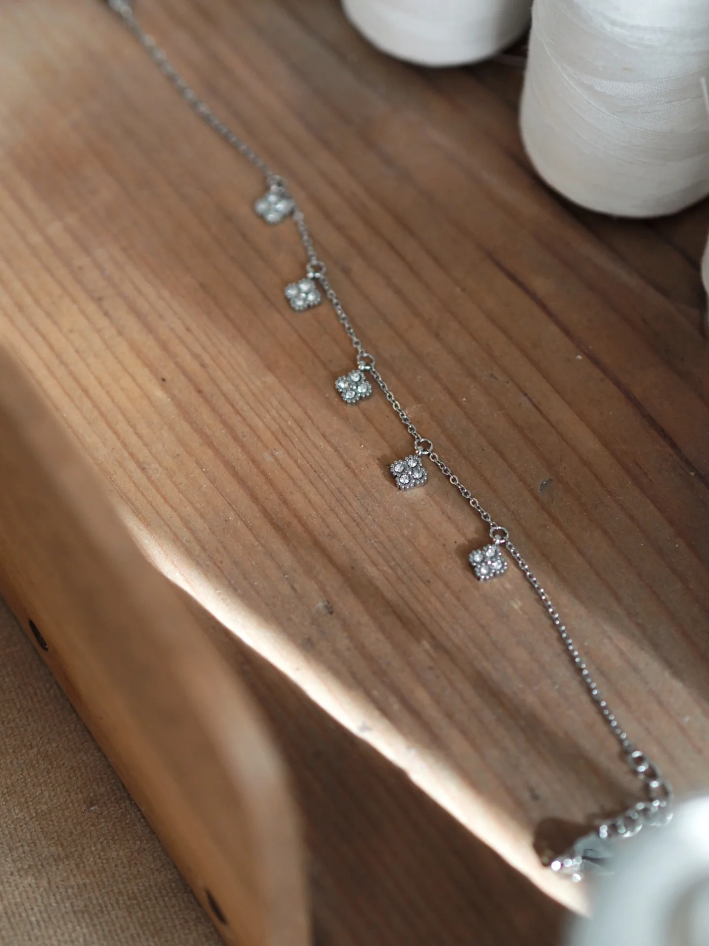 New Little Flower Bracelet in Silver - Image 2