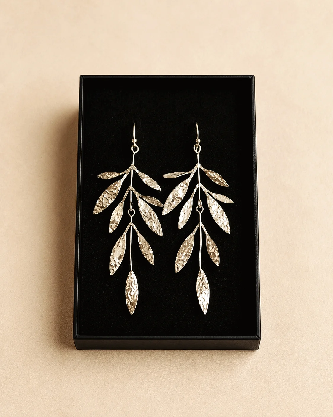 Olivia Earrings in Silver (Grande)