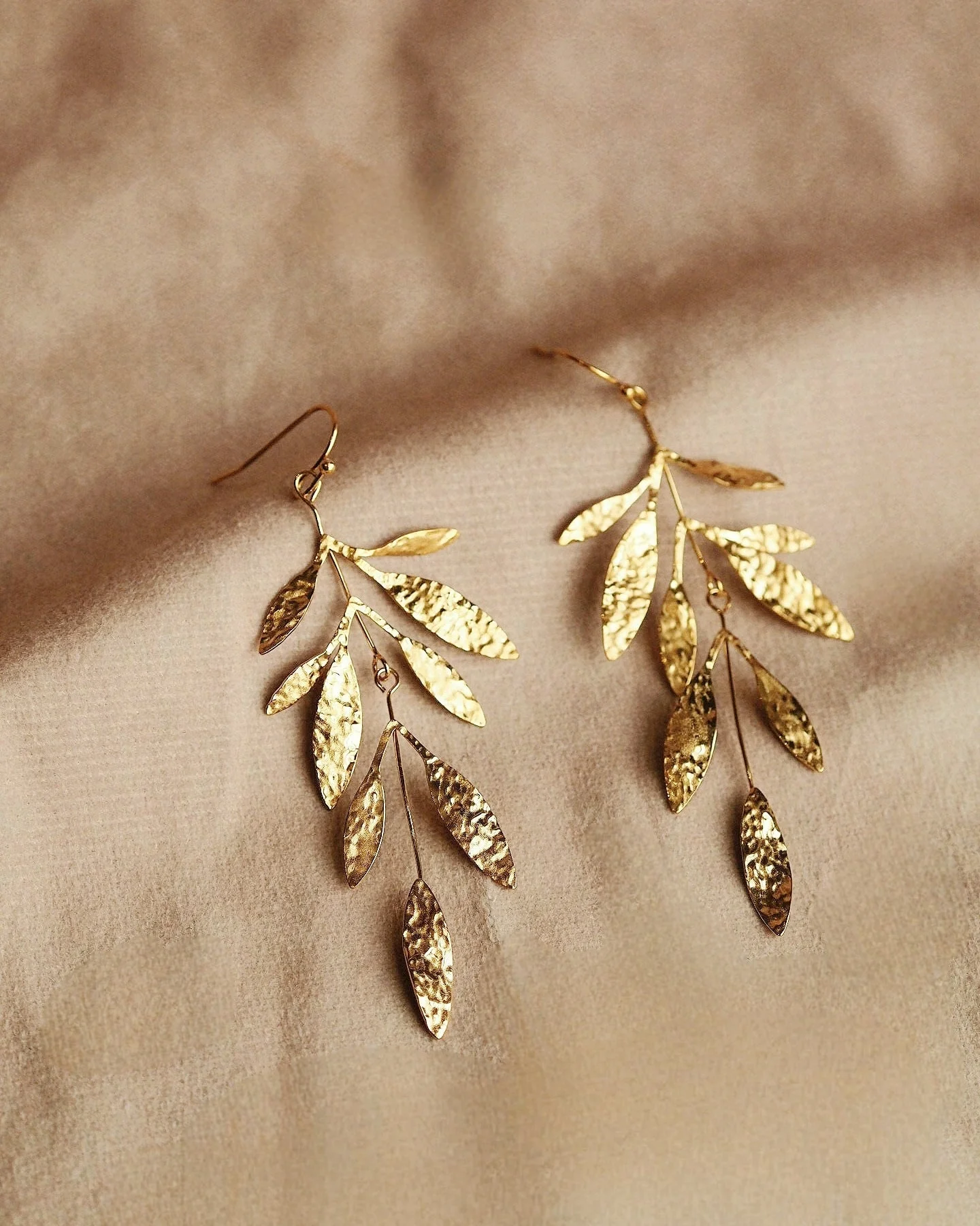 Olivia Earrings in Gold (Grande) - Image 2