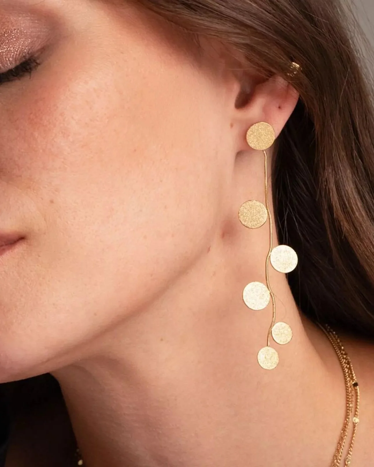 Thalira Earrings Gold