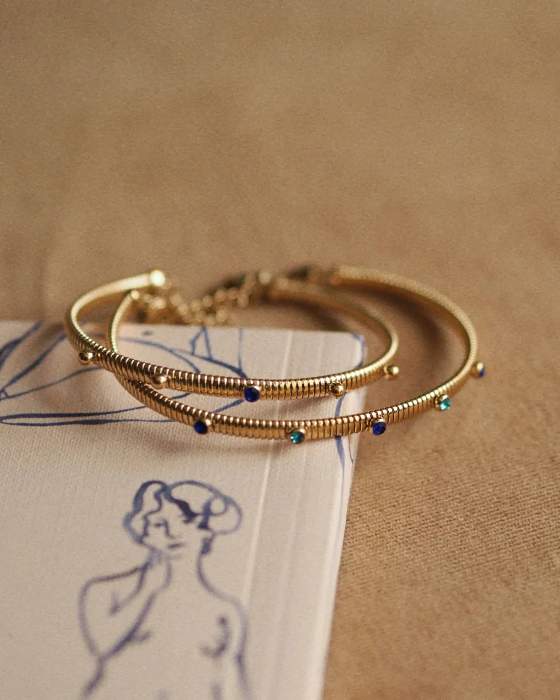 Unique Adele Bracelet / Blue - Image 3