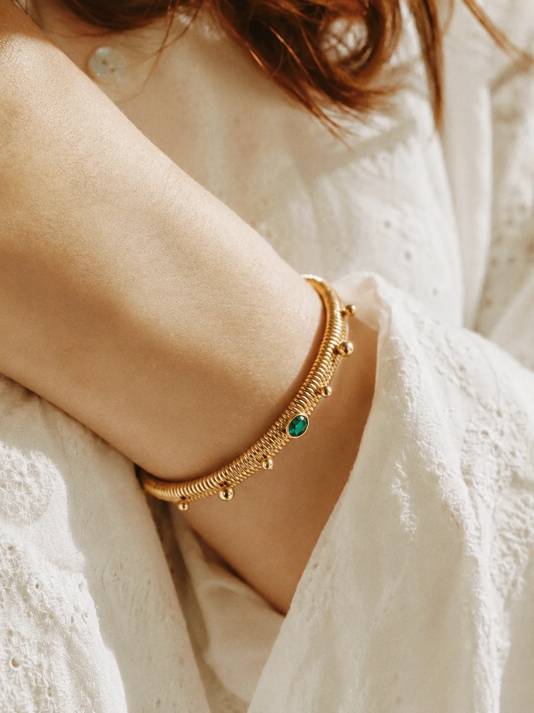 Unique Aldona Bracelet in Green - Image 2